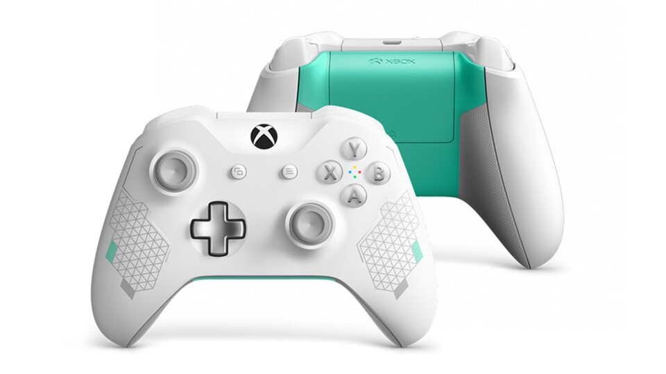 Der Xbox Wireless Controller – Sport White Special Edition ist von Sneakers und Sport inspiriert.