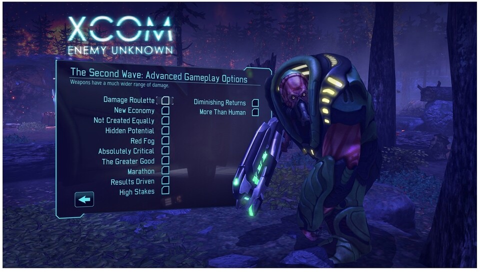 Mit den neuen Second-Wave-Optionen auf dem Patch für XCOM: Enemy Unknown lässt sich die Kampagne individualisieren.