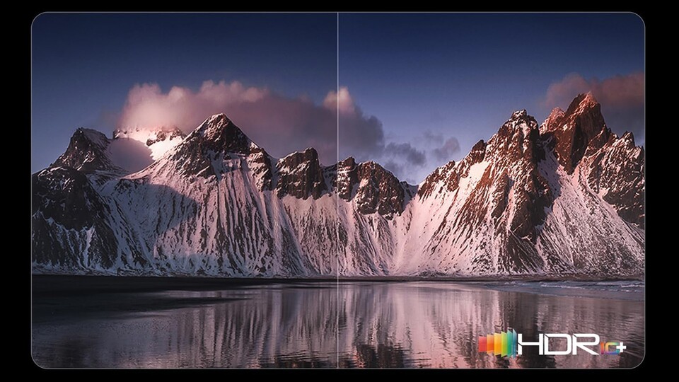 Kontraststarkes Entertainment: HDR10+ sorgt auf dem Xiaomi-Panel für eine dynamische Helligkeitsanpassung und lässt Details in dunklen wie hellen Szenen gleichermaßen brillant erscheinen.