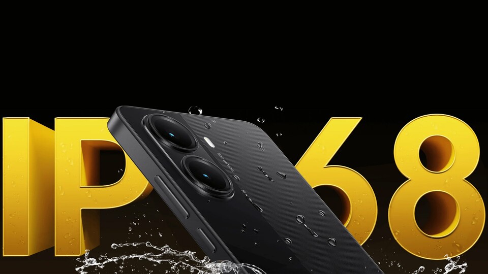Mit seiner IP68-Zertifizierung zeigt das Xiaomi Poco X7 Pro, dass es euren Alltag locker mitmacht. Staub und Wasser können dem Gerät kaum etwas anhaben.