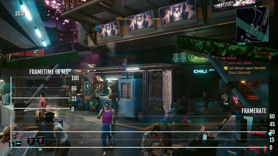 Auf der Xbox Series S läuft Cyberpunk 2077 sehr rund, obwohl das Spiel noch gar nicht für das System optimiert wurde.
