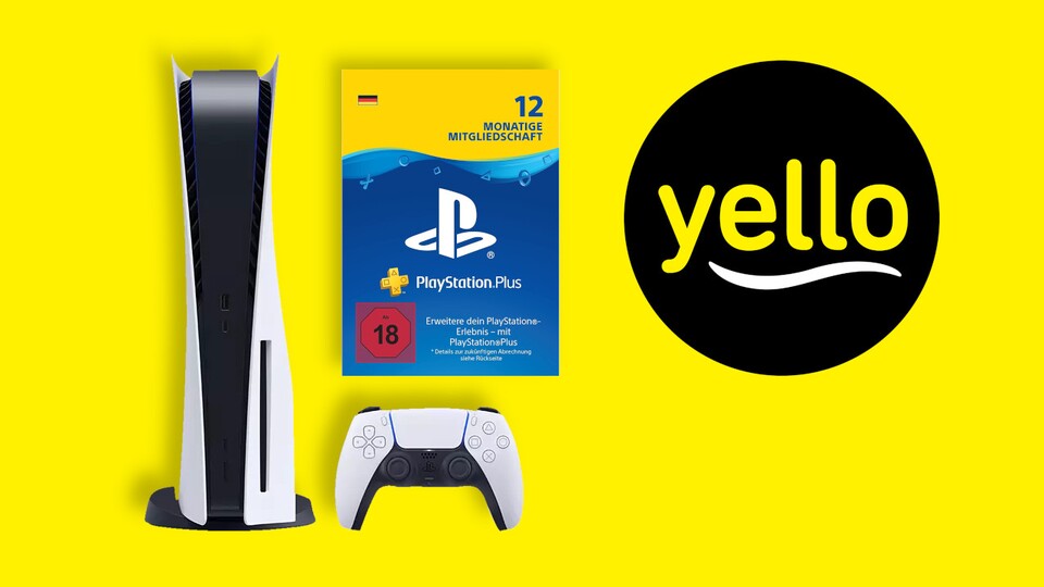 Bei Yello könnt ihr die PS5 in der Disc Edition gerade günstig bekommen, wenn ihr einen Vertrag für Strom oder Gas abschließt.