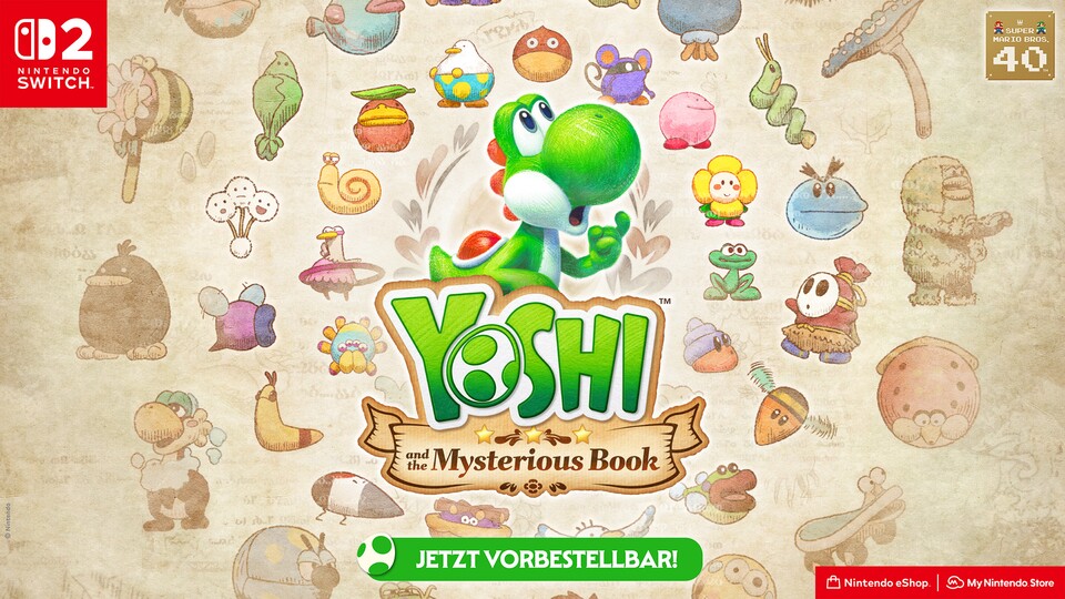 Yoshi bekommt ein neues, exklusives Spiel für Switch 2, das ihr jetzt vorbestellen könnt!