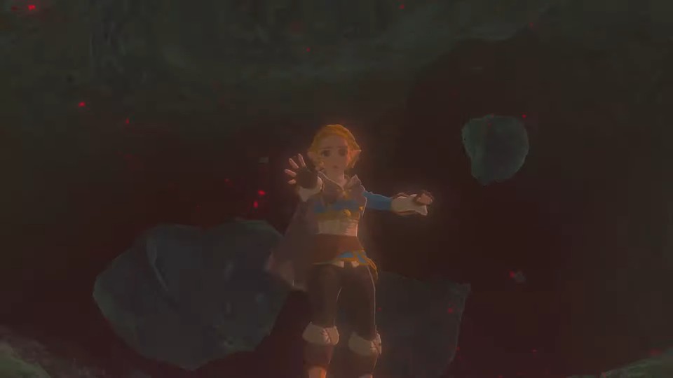 Wer fällt hier: Link oder Zelda?