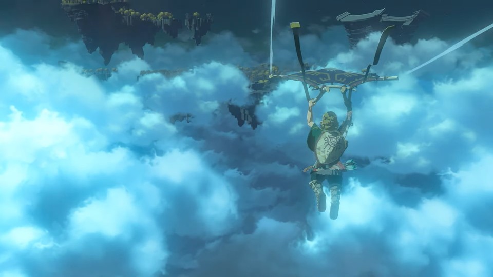 Zelda: Breath of the Wild 2 gibt uns wohl wieder die Möglichkeit, mit dem Parasegel zu gleiten.