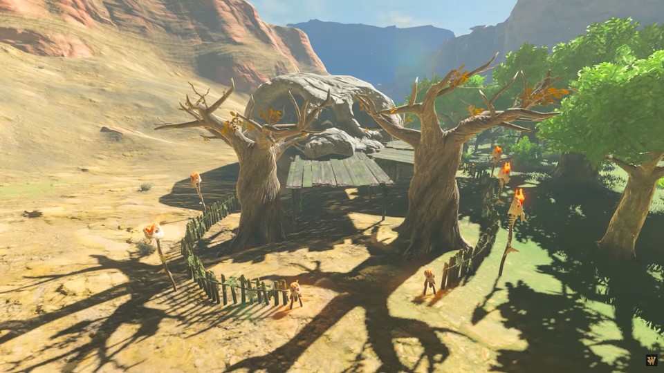 Der Zelda Breath of the Wild-DLC Second Wind bringt zum Beispiel Orte wie diesen Shop ins Spiel.