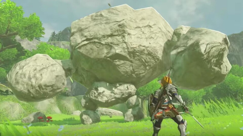 In Zelda: Breath of the Wild gibt es die riesigen Iwaroks in unterschiedlichen Formen, aber die Stein-Monster haben auch kleinere Verwandte...