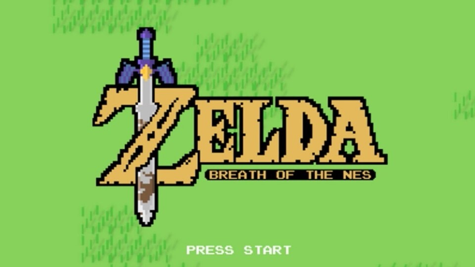 Zelda: Breath of the Wild im NES-Retro-Look