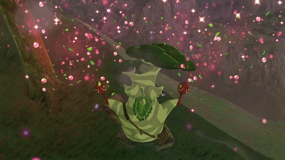 In Zelda: Breath of the Wild trefft ihr irgendwann unterwegs auf den tanzwütigen Maronus, der sich später in den Wald der Krogs zurückzieht.