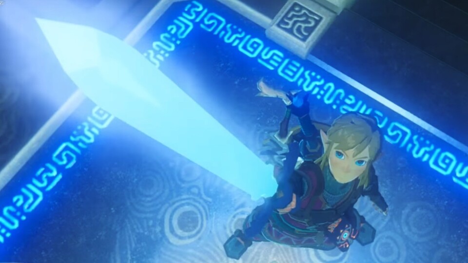 In Zelda: Breath of the Wild könnt ihr das Bannschwert finden, aber normalerweise erst relativ spät im Spiel aus dem Stein ziehen.
