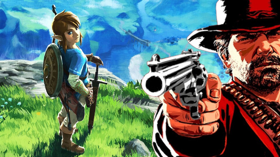 Für viele zwei der besten Spiele überhaupt: Zelda: Breath of the Wild und Red Dead Redemption 2. 