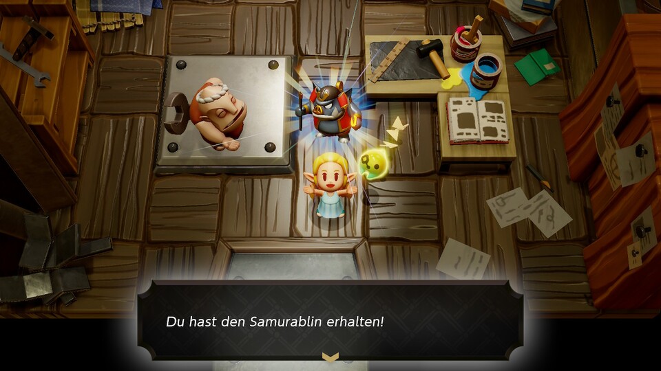 Dürfen wir vorstellen? Der Samurablin-Automat aus Zelda: Echoes of Wisdom.