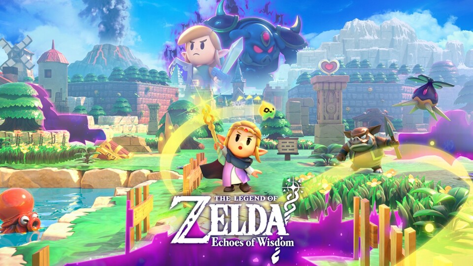 In Zelda: Echoes of Wisdom, Zelda e la sua bacchetta magica svolgono il ruolo principale.