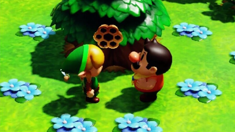 Tarin aus Link's Awakening sieht Mario schon sehr ähnlich.