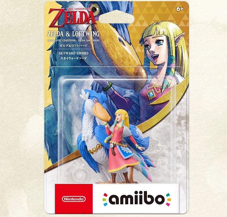 Zelda: Skyward Sword - So sieht das amiibo-Paket für Zelda und ihren Wolkenvogel aus.