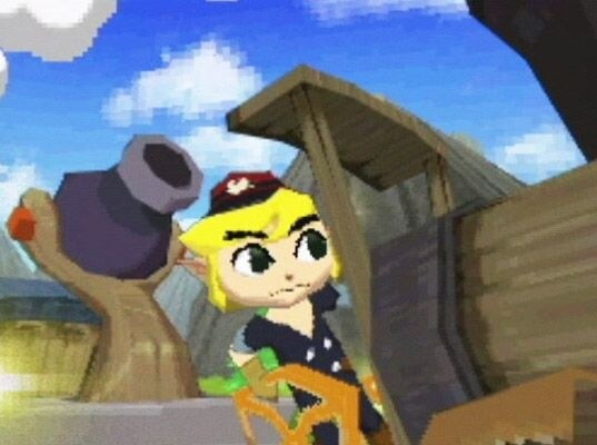 Zelda: Spirit Tracks: Zu Beginn des Spiels ist Link ein einfacher Lokführer-Lehrling.