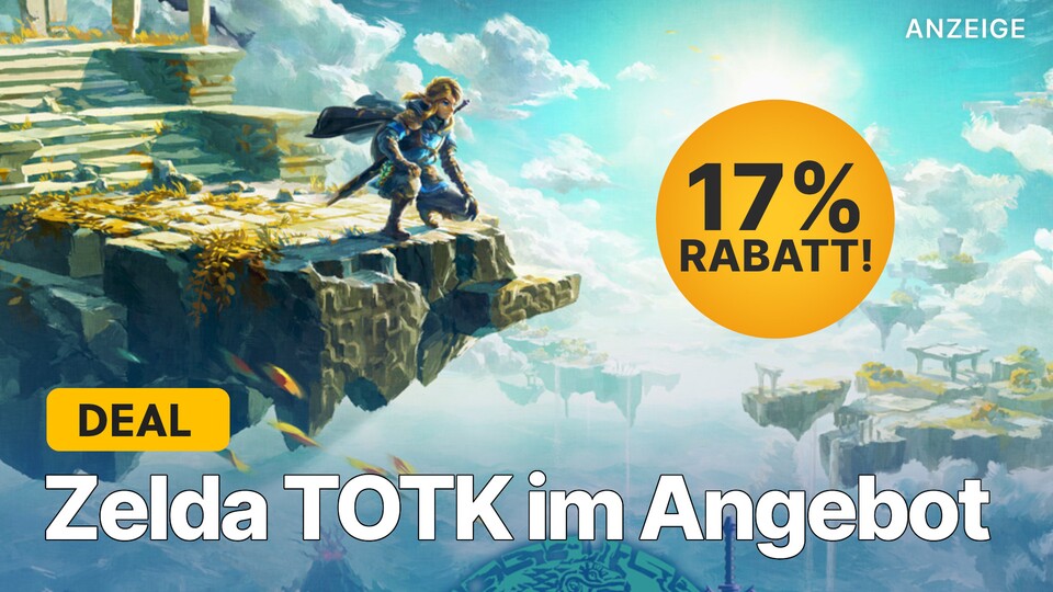 Zelda: Tears of the Kingdom für Nintendo Switch gibt es bei Amazon jetzt günstiger.