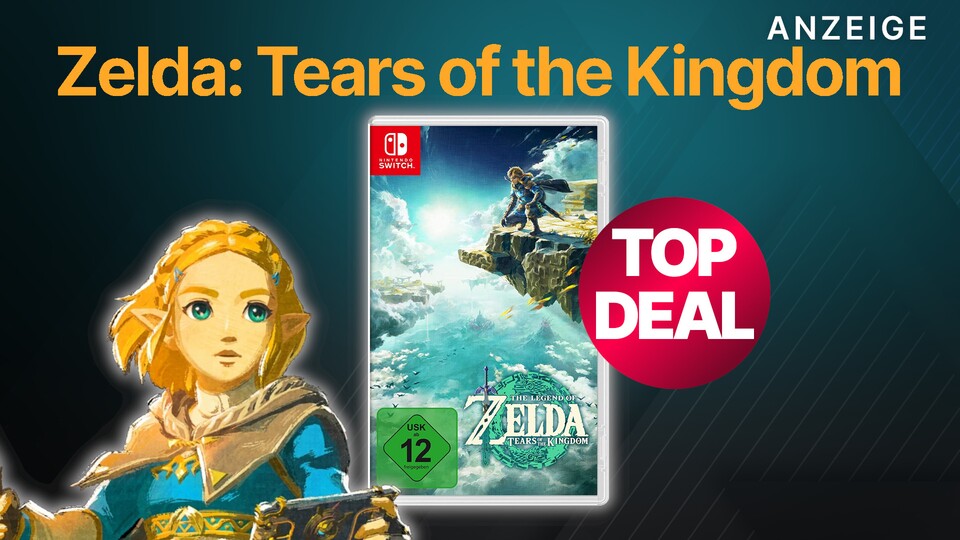The Legend of Zelda: Tears of the Kingdom gibt es bei Amazon, MediaMarkt und Saturn schon zum Release günstiger.