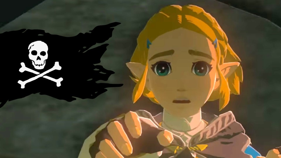 Ein Zelda-Pirat wird mit einem bösem Brief überrascht.