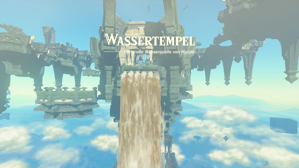 Der Zelda Tears of the Kingdom-Wassertempel dürfte deutlich weniger Kopfschmerz bereiten als der in Ocarina of Time.