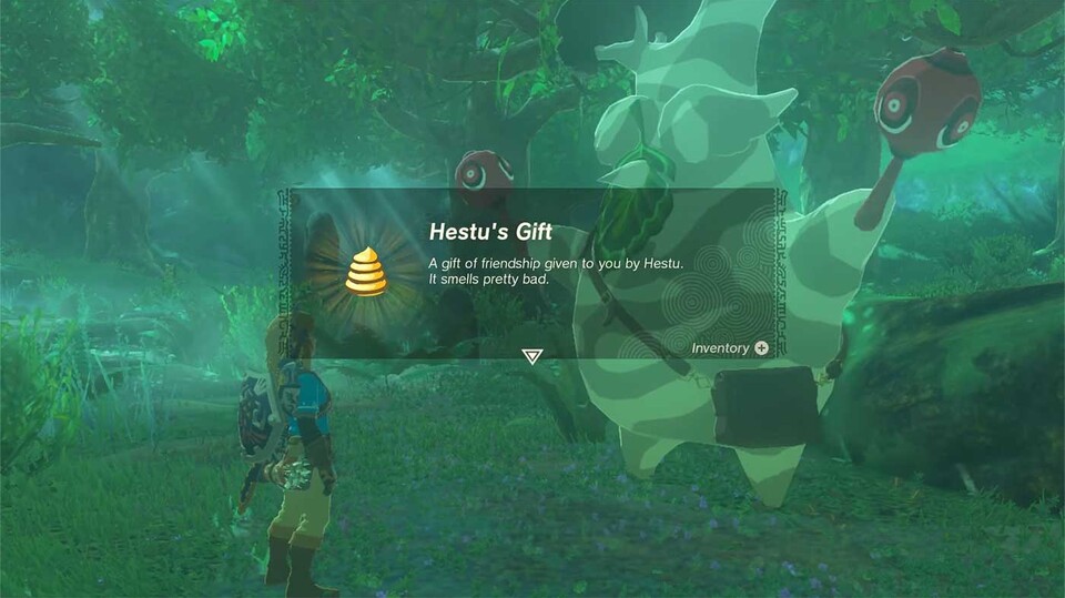 Das ist die Belohnung für alle Krogsamen in Zelda Tears of the Kingdom: Ein güldener Kackhaufen.