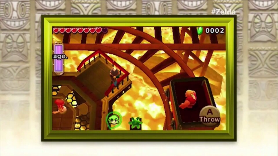 Der Story-Modus von Zelda Triforce Heroes kann nicht mit zwei Spielern gespielt werden.
