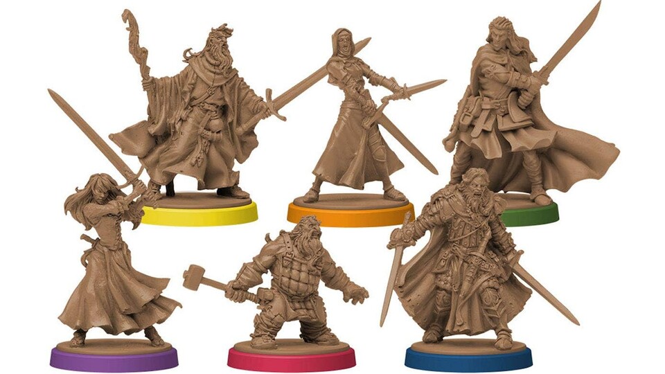 Die Qualität des Spiels lässt sich anhand der Miniaturen sehr gut erahnen.