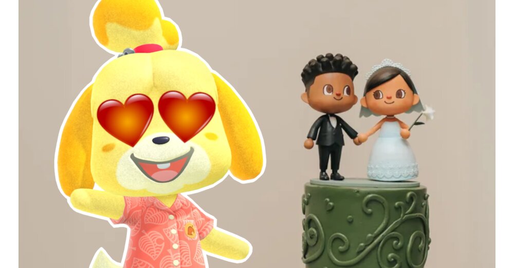Animal-Crossing-Fans-lernen-sich-w-hrend-Covid-im-Spiel-kennen-verlieben-sich-und-heiraten-jetzt-im-echten-Leben-mit-passender-Torte