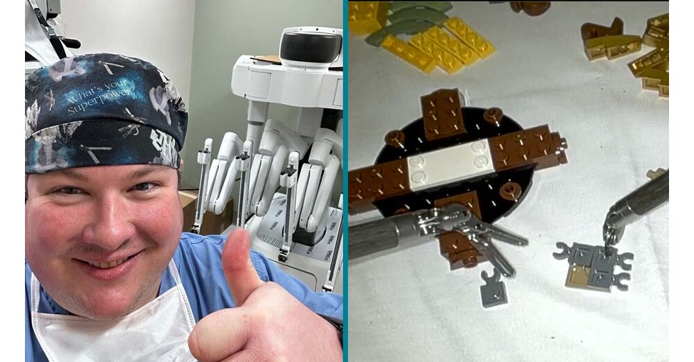 Arzt-baut-LEGO-Modelle-mit-Roboter-zusammen-der-eigentlich-bei-Operationen-hilft-die-gr-te-Herausforderung-sind-ausgerechnet-die-Anleitungen