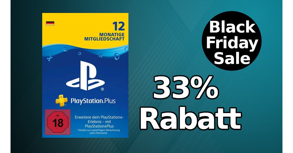 Ps Plus 12 Monate Angebot Deutschland Black Friday Angebot – 12 Monate PS Plus jetzt 33% reduziert