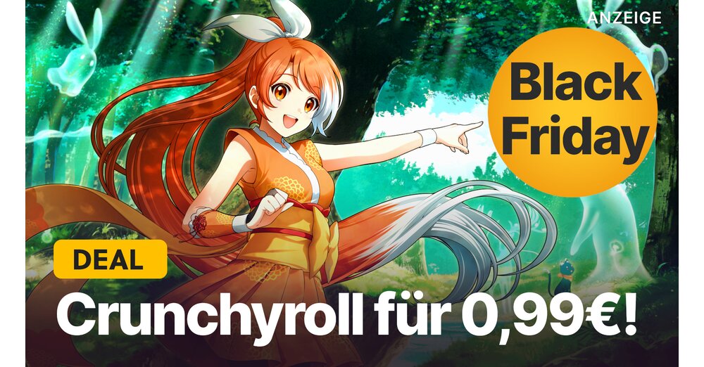 Crunchyroll à 0,99€ par mois : Regardez dès maintenant plus de 1000 séries et films d'animation avec cette offre Black Friday !