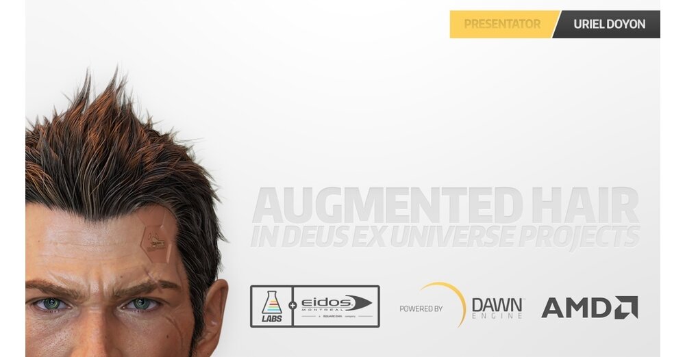 Deus Ex：宇宙令人印象深刻的頭髮渲染圖片