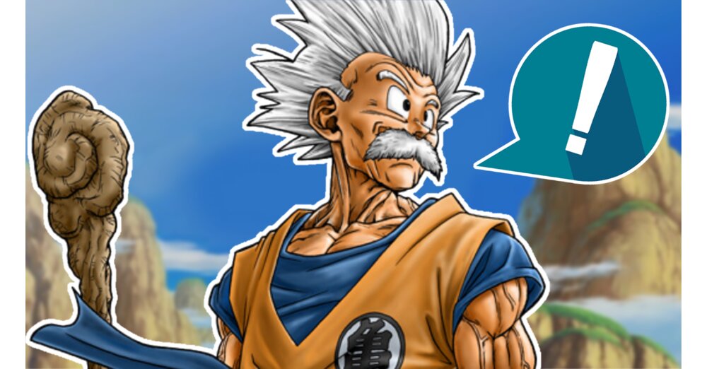 Dragon-Ball-Neue-offizielle-Zeichnung-zeigt-uns-Son-Goku-als-alten-Opa-und-basiert-auf-einer-alten-Illustration-von-Akira-Toriyama