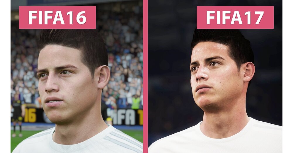 FIFA 16反對FIFA 17-屏幕截圖中FIFA 17的圖形與前任的比較