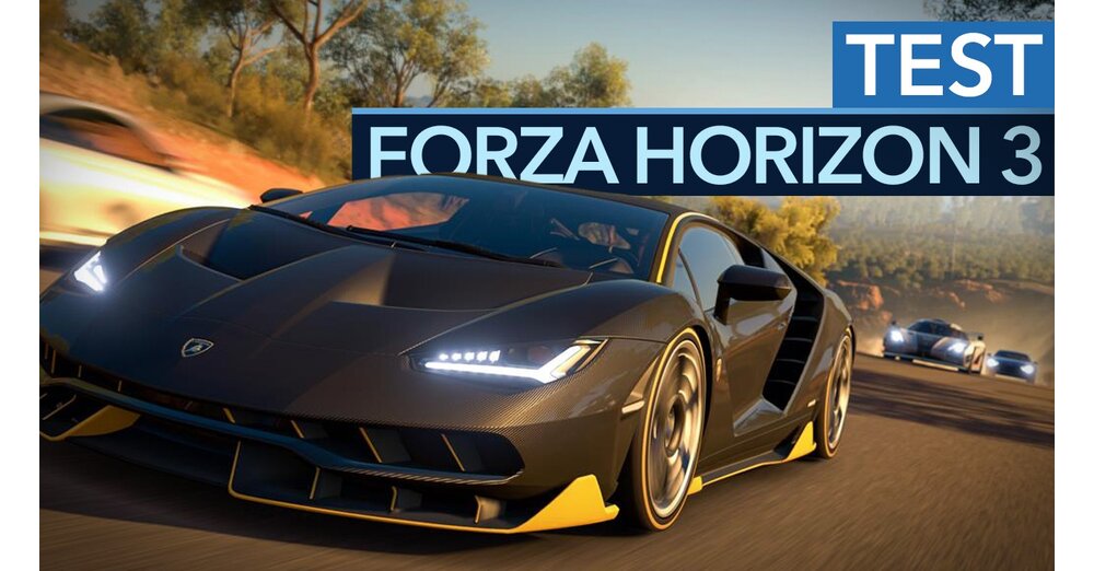 Forza Horizon 3-年度最佳賽車遊戲的測試視頻