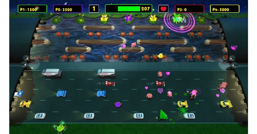 Frogger：Hyper Arcade Edition-屏幕截圖