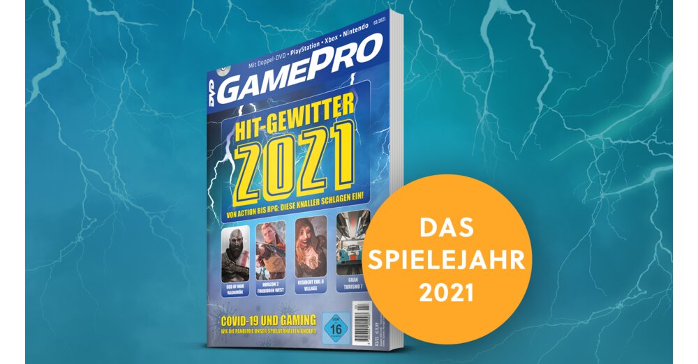 新的GamePro小冊子03/2021-從3.2起。在售貨亭