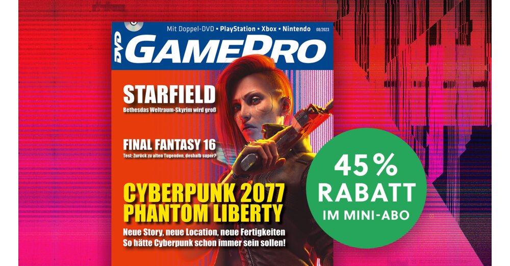 新的GamePro小冊子08/2023-現在在售貨亭