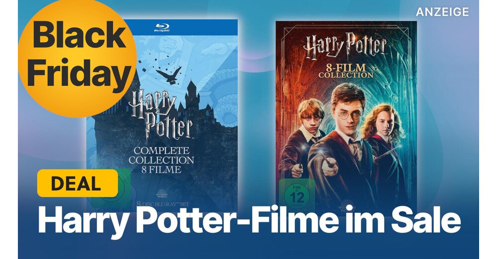 Les 8 films Harry Potter proposés : procurez-vous dès maintenant la collection complète avec des scènes bonus pour environ 20 € !