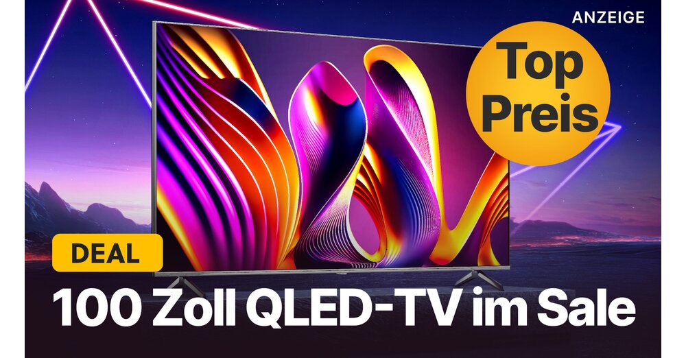 Téléviseur QLED 4K 100 pouces proposé : Ce gigantesque téléviseur 144 Hz n'est disponible nulle part ailleurs à un prix aussi bas !