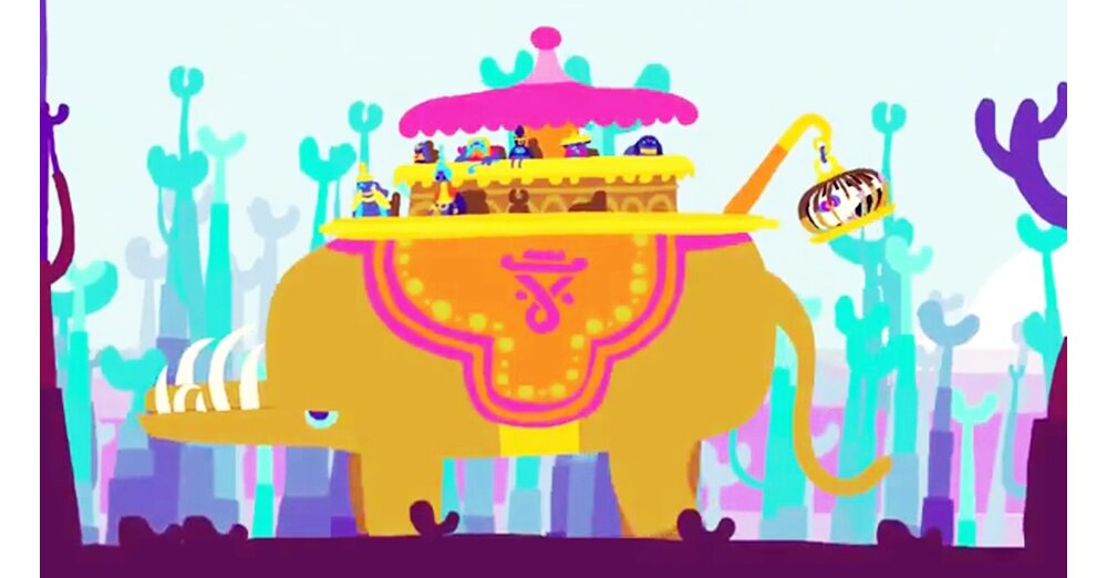 Hohokum-發射拖車Zum 2D-Grafik-Adventure