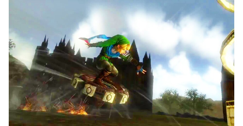 Amiibo-Link的Hyrule Warriors-ingame拖車