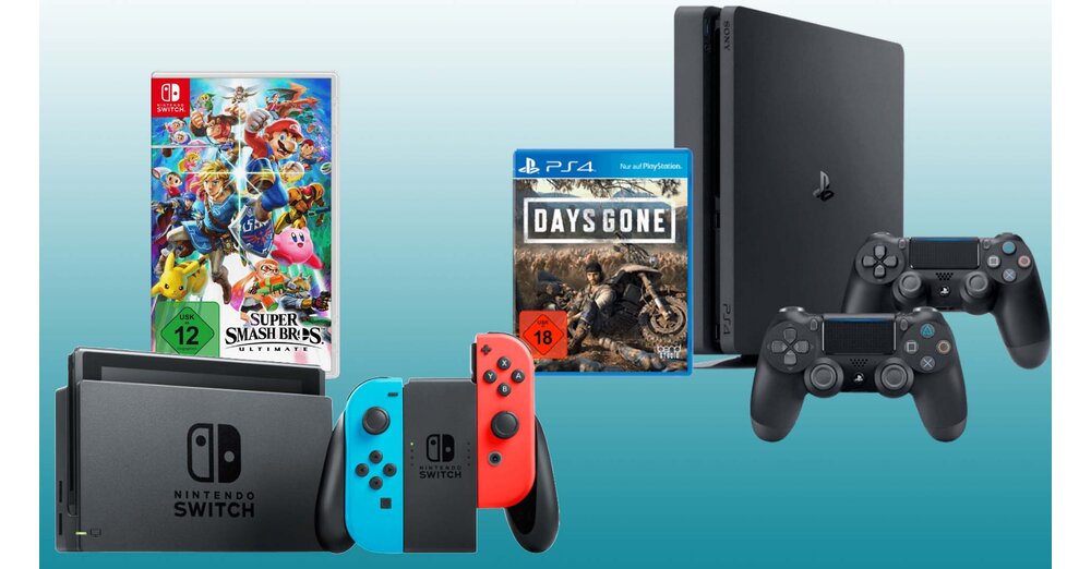 Nintendo Switch und PS4 günstiger - Angebote im Saturn Prospekt