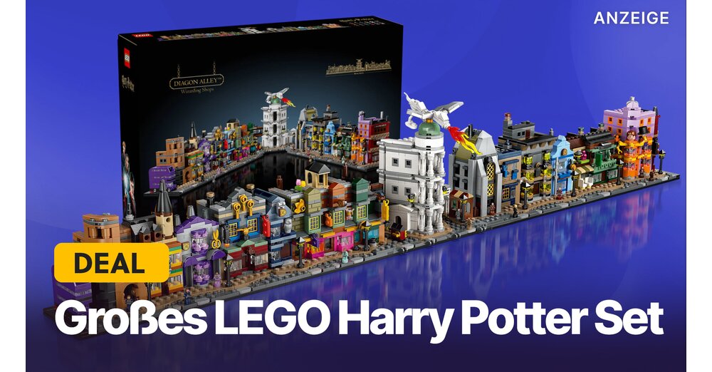 LEGO Harry Potter Offre: maintenant Snap Winkelgasse avec une douzaine de magasins de magie sur Amazon à un prix supérieur!