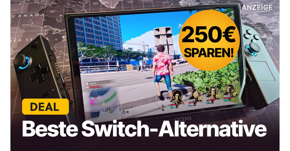 La meilleure alternative Switch dans l'offre Black Friday : obtenez dès maintenant votre ordinateur de poche de jeu avec 144 Hz pour 250 € de moins !