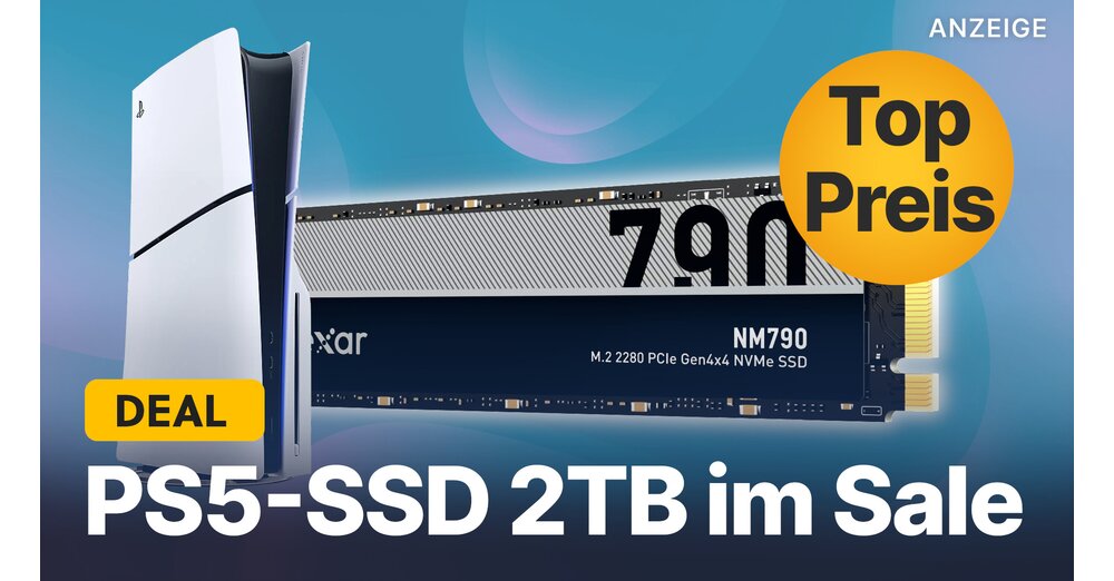 Stockage PS5 de 2 To proposé : ce SSD rapide n'a pas été aussi bon marché depuis le Black Friday !