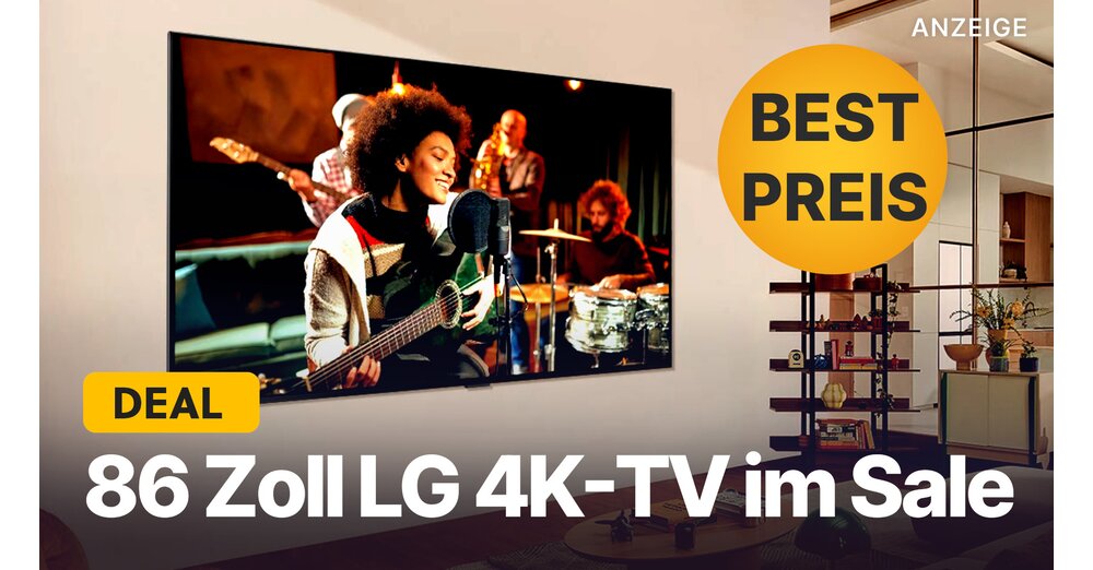 Téléviseur LG 4K 86 pouces proposé : 59 % de réduction 