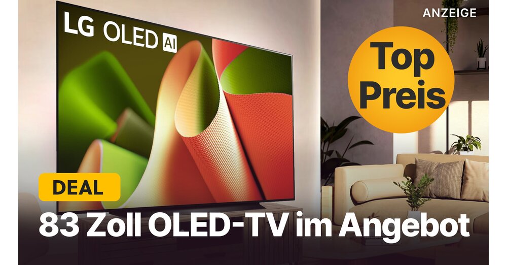 Téléviseur OLED 83 pouces désormais 62 % moins cher : C'est LA chance d'acquérir un immense téléviseur 4K avec une qualité d'image optimale !