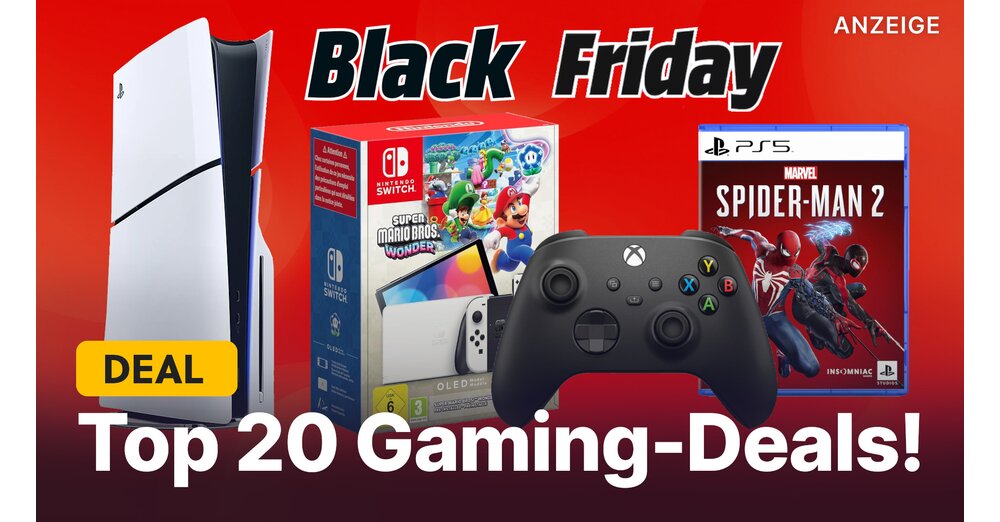 MediaMarkt Black Friday 2024 Die 20 besten Angebote rund um PS5 Switch Xbox Konsolen Spiele Controller