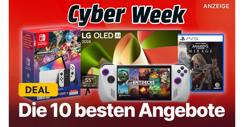 MediaMarkt lance les soldes de la Cyber Week : Switch OLED, jeux PS5 et plus 